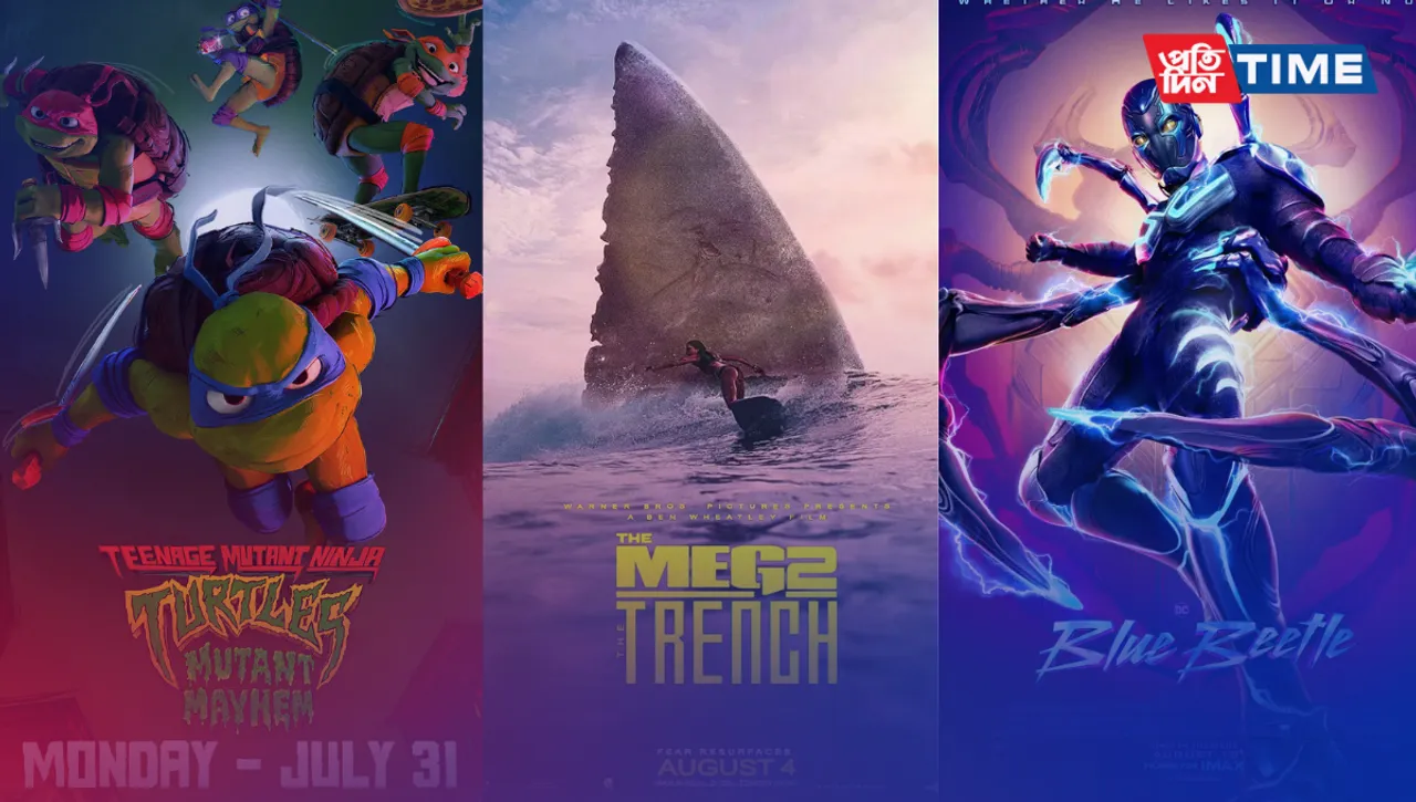 Upcoming Hollywood Movies Releasing In August 2023: Heart of Stone, Blue Beetle, and more