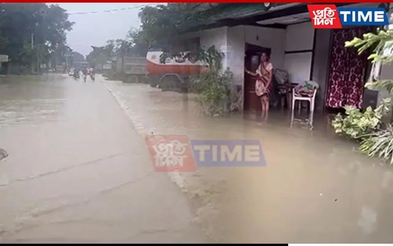 Assam Gripped by Artificial Floods, Residents Struggle Amidst Watery Ordeal