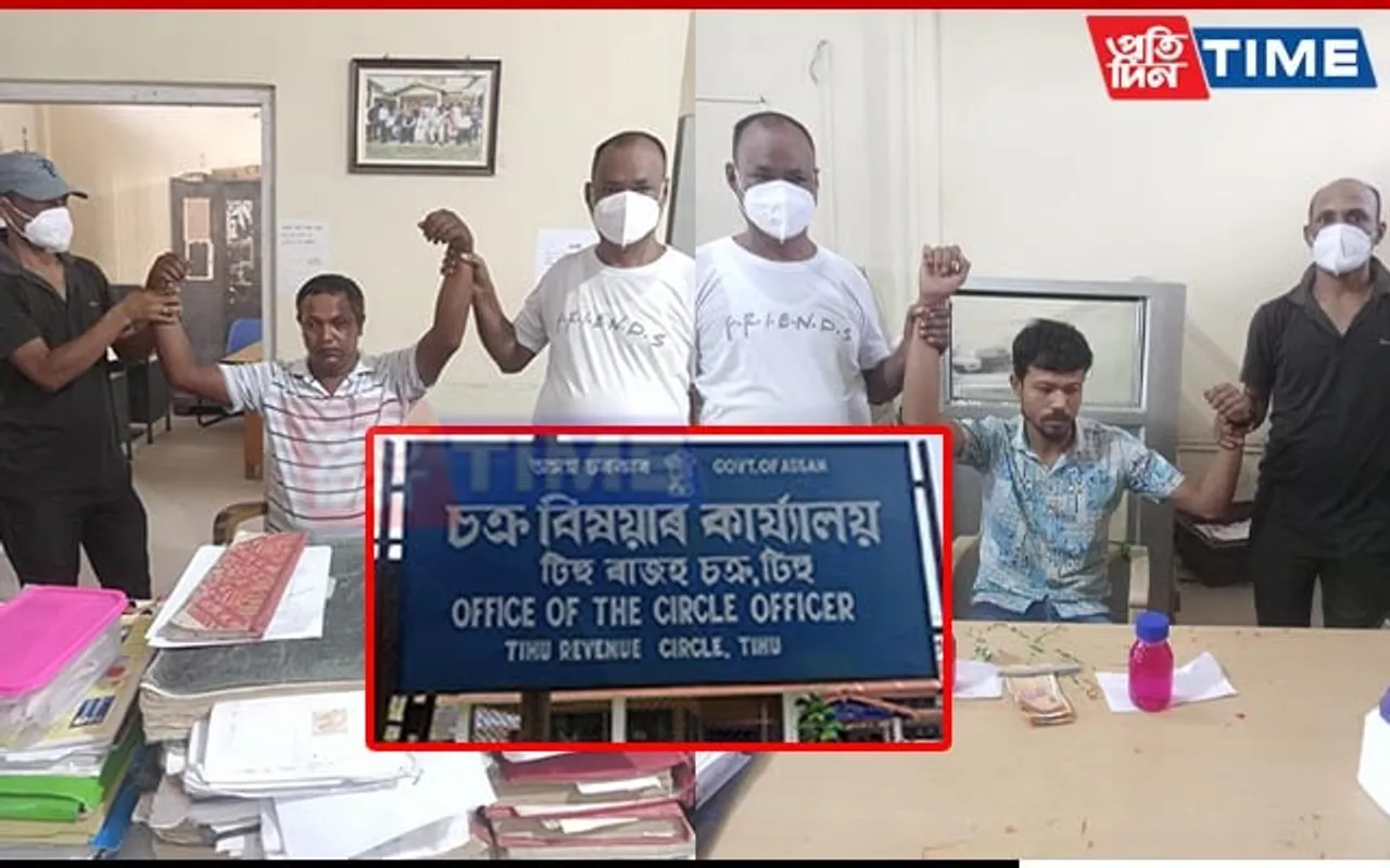 Assam: Tihu Lat Mandal, Middle man land in Vigilance Cell’s Net For Taking Bribe