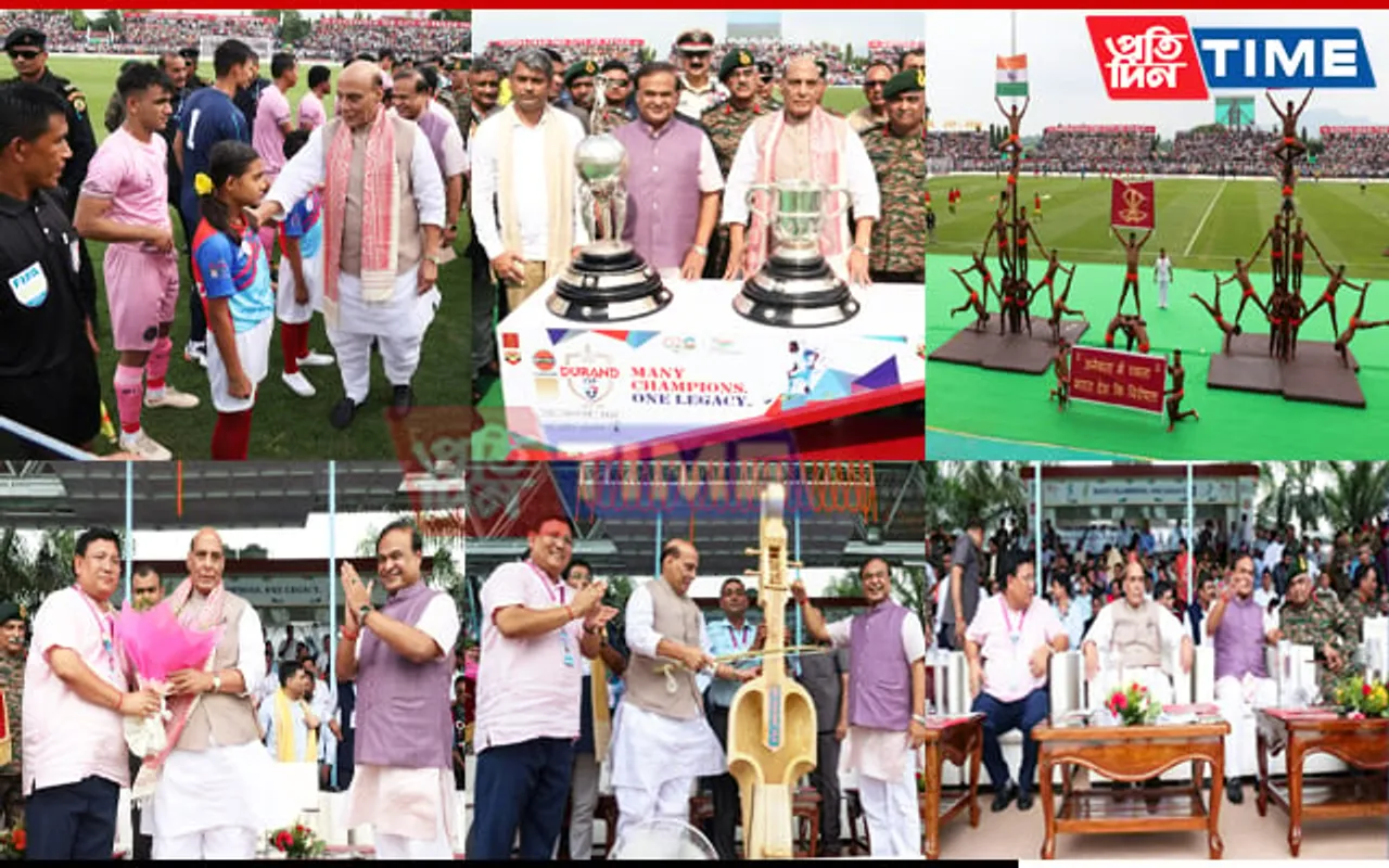 Union Defence Minister Rajnath Singh Inaugurates 132nd Durand Cup in Kokrajhar