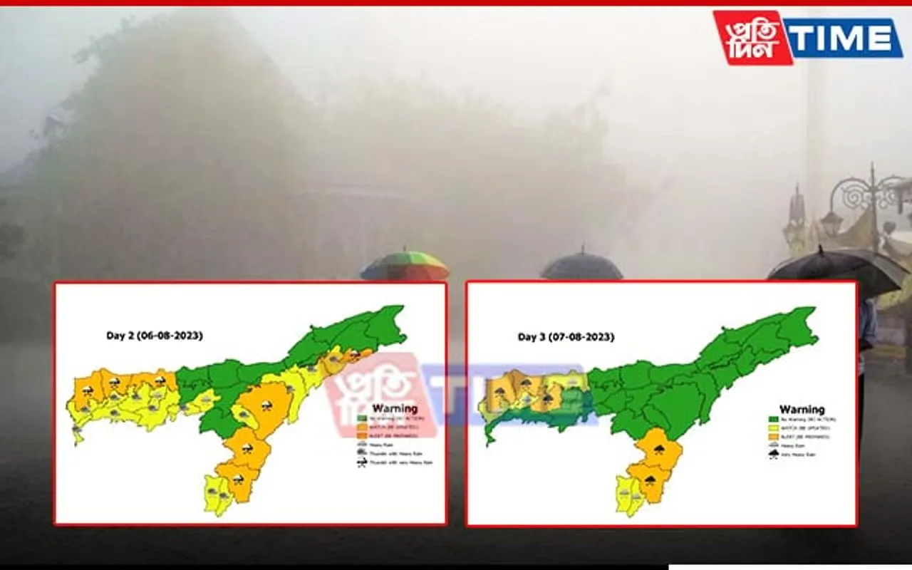IMD Predicts Heavy Rainfall in Assam; Issues Orange Alert