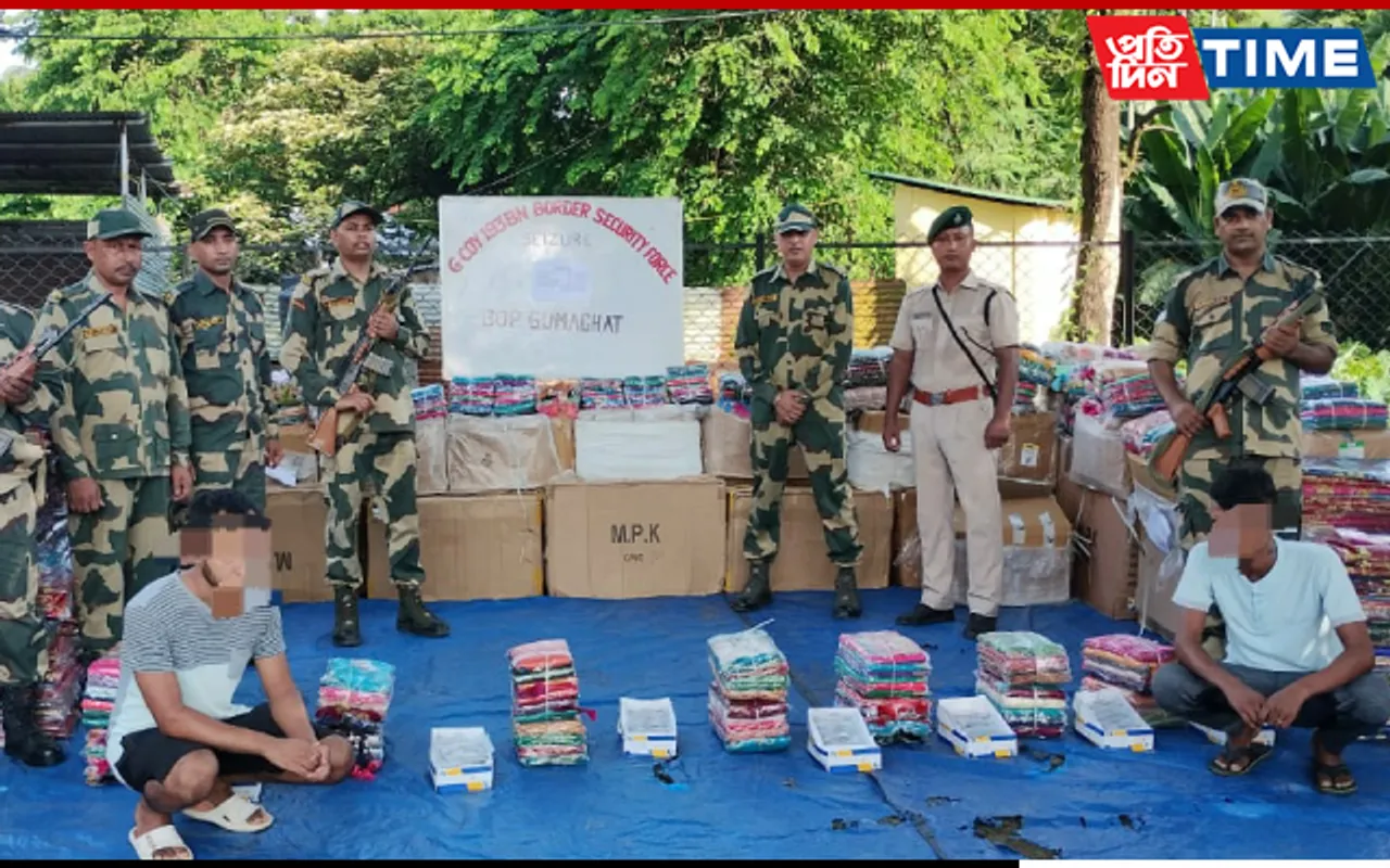 BSF M'laya Seized Medicines, Clothing & Glass Frames worth Rs 88 Lakhs on Border