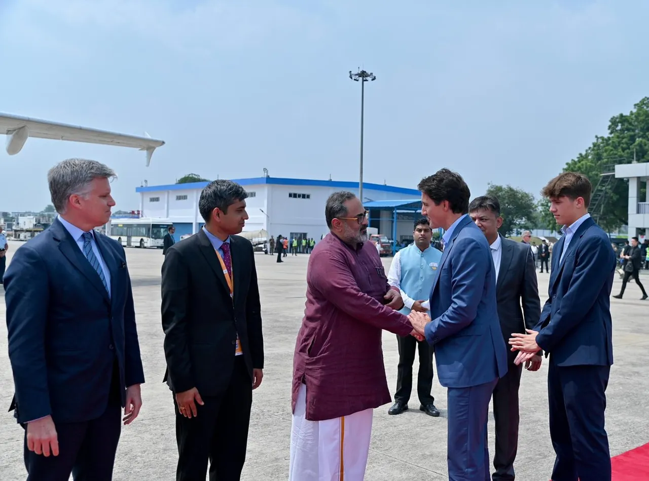 Canadian PM Justin Trudeau Departs from Delhi After Flight Technical Snag Sorted