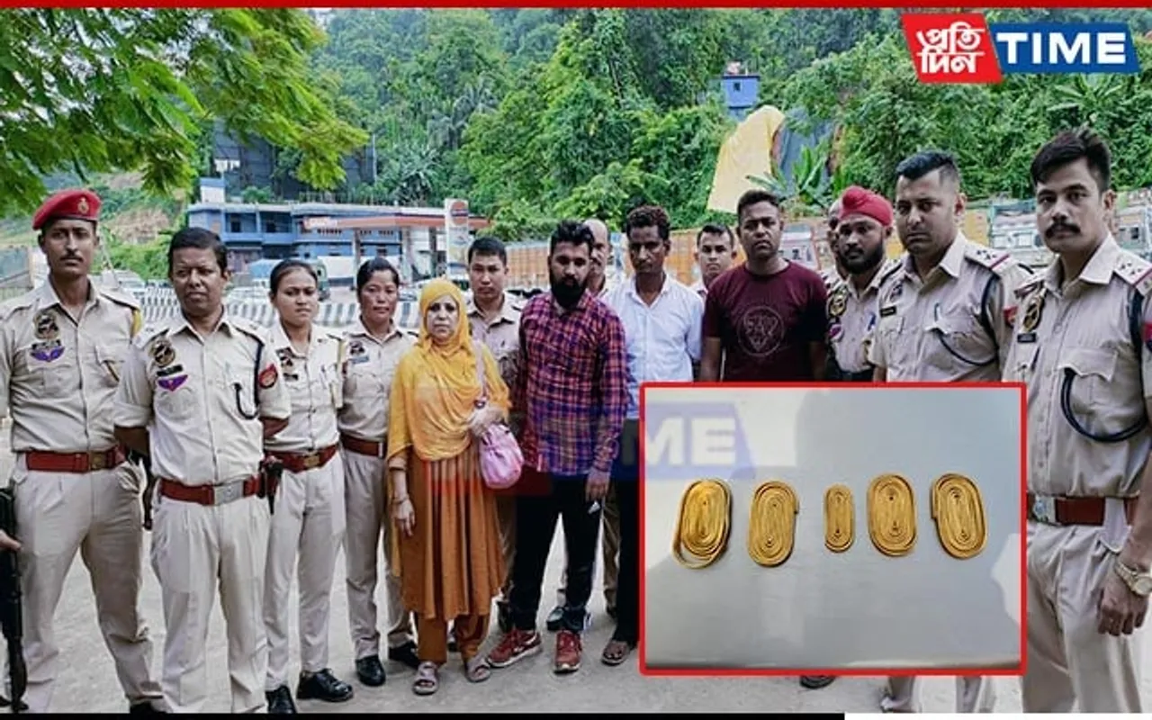 Guwahati Police, STF Assam Foil Interstate Gold Smuggling Bid; 4 Held