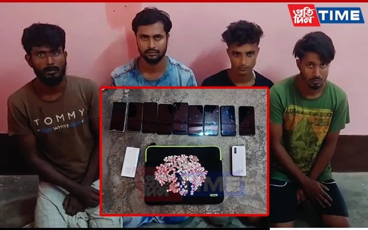 Nagaon Police Apprehend Four Scammers During Late Night Op; 497 SIM Cards Seized