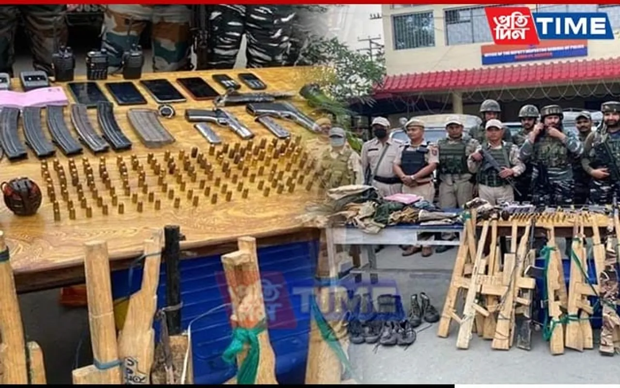 Manipur: Security Forces Carry out Massive Cordon & Search Operation, Arms & Ammunition Recovered