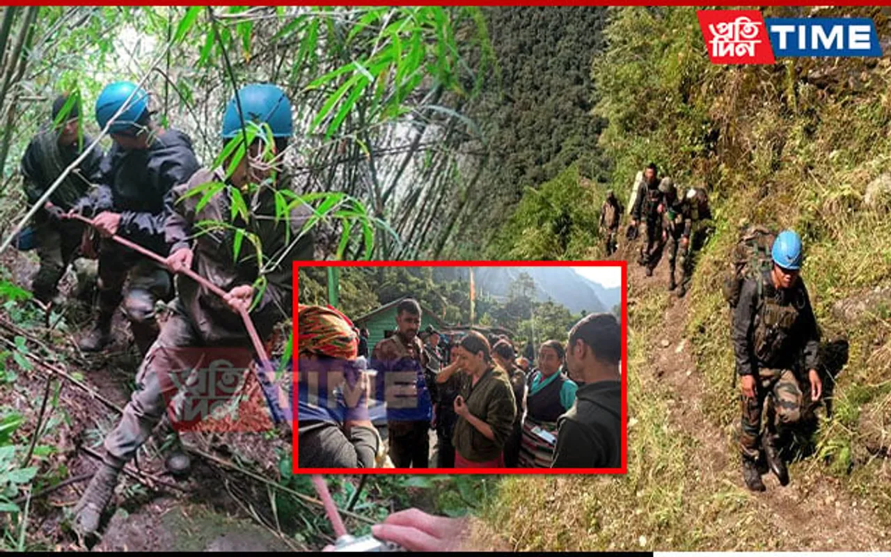 Army’s Daring Rescue Op at Flood-Hit Sikkim Continues, Stranded Villagers Rescued