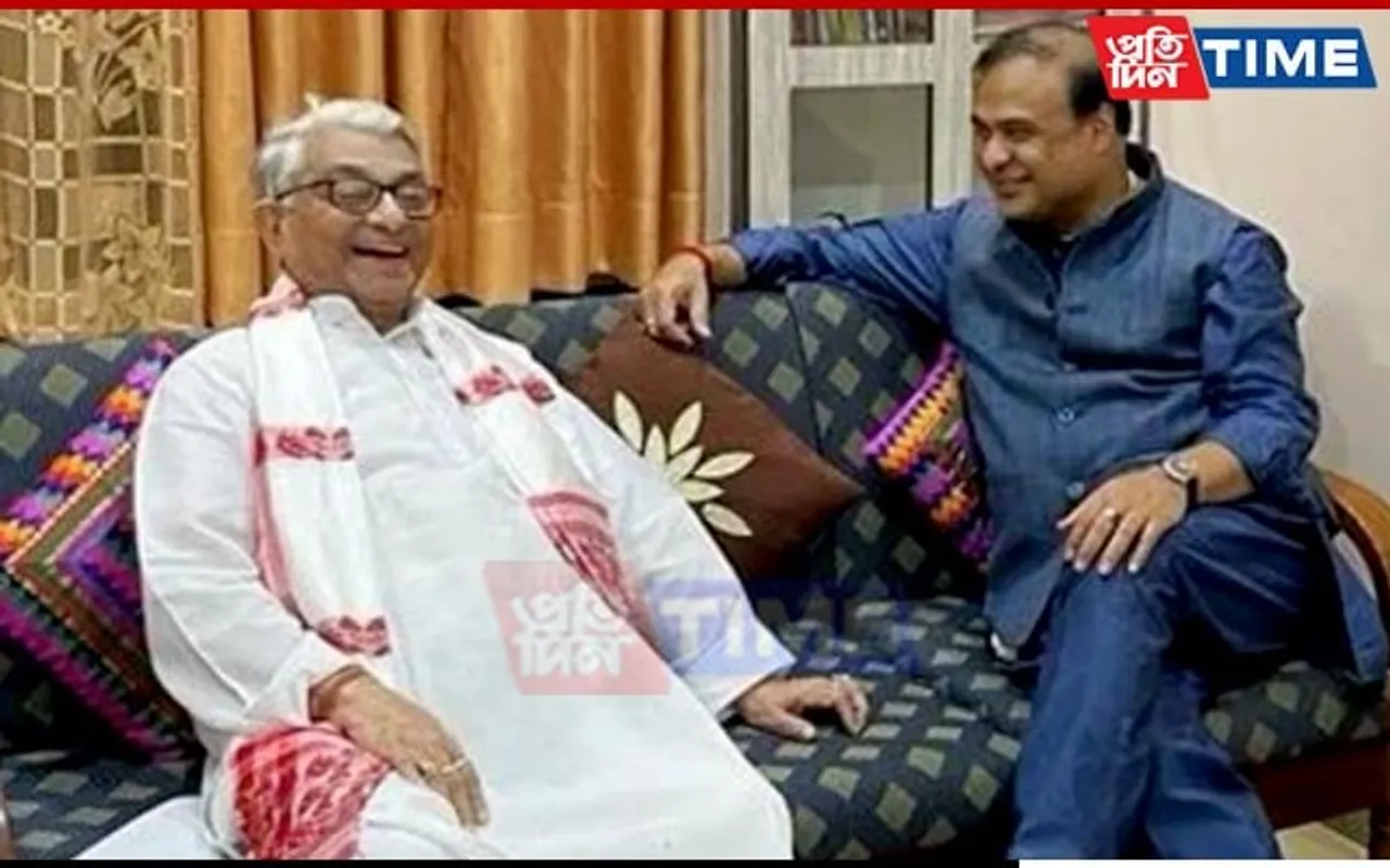 Assam CM Condoles Death of Former Minister Sarat Barkataki