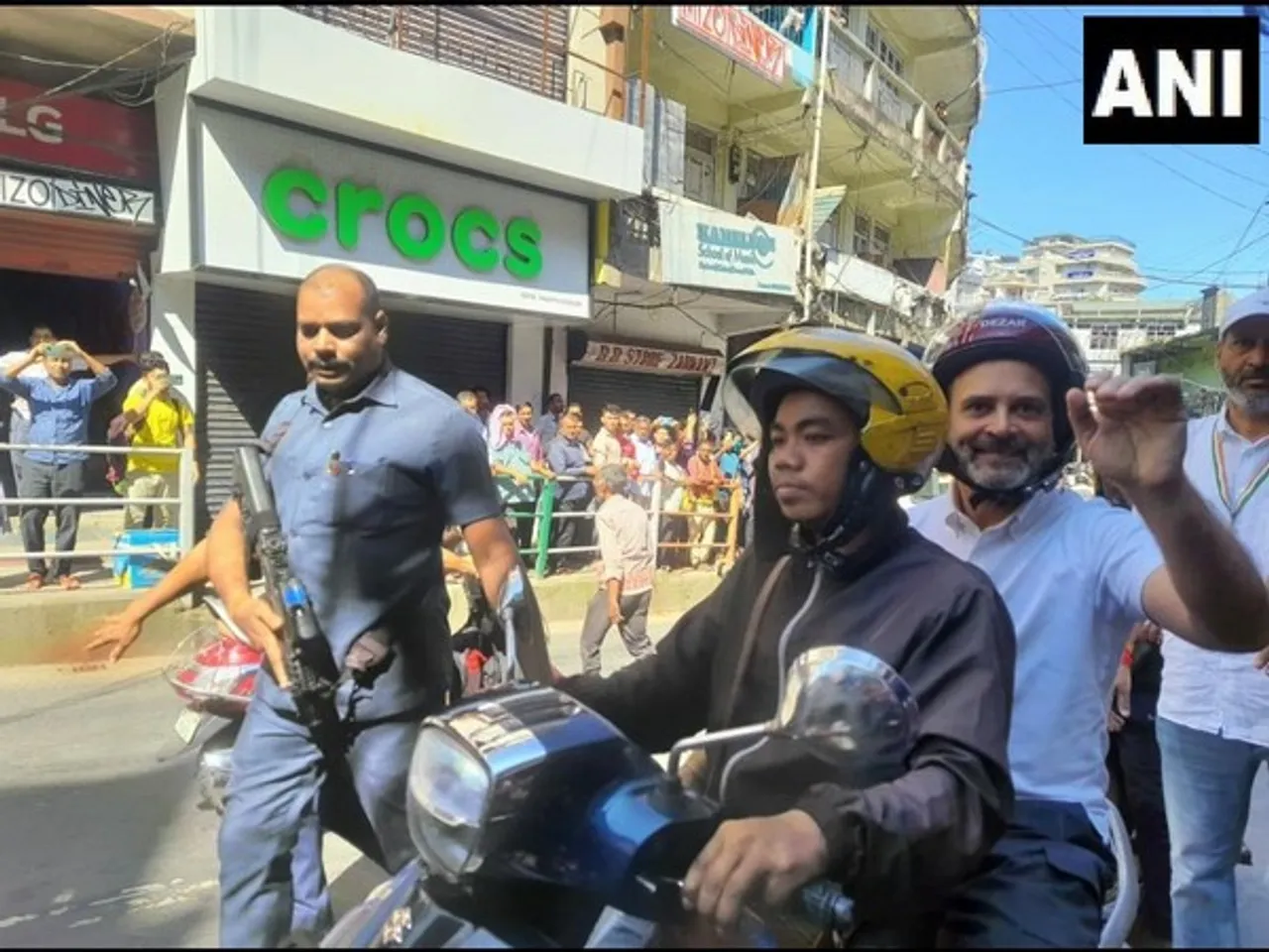 Rahul Gandhi Revs Up Mizoram Visit with a Two-Wheeled Adventure and Political Maneuvers