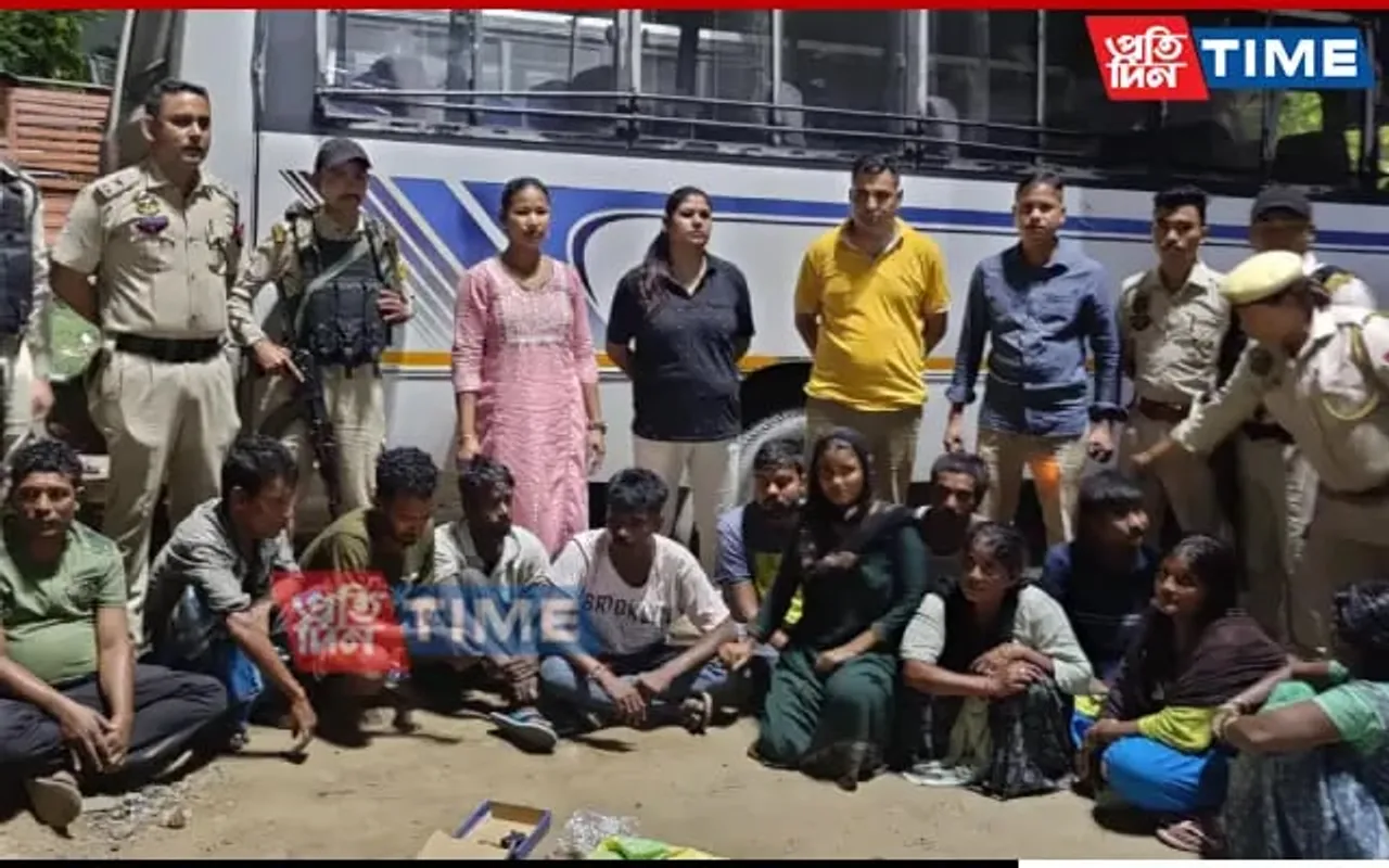 Guwahati: 12 Including 4 Women Held With Suspected Heroin At Rly Stn