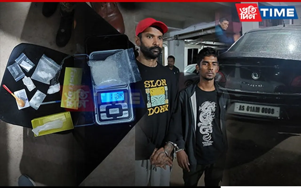 Drug Racket Busted in Guwahati Apartment; Cocaine & MDMA Seized, 2 Arrested