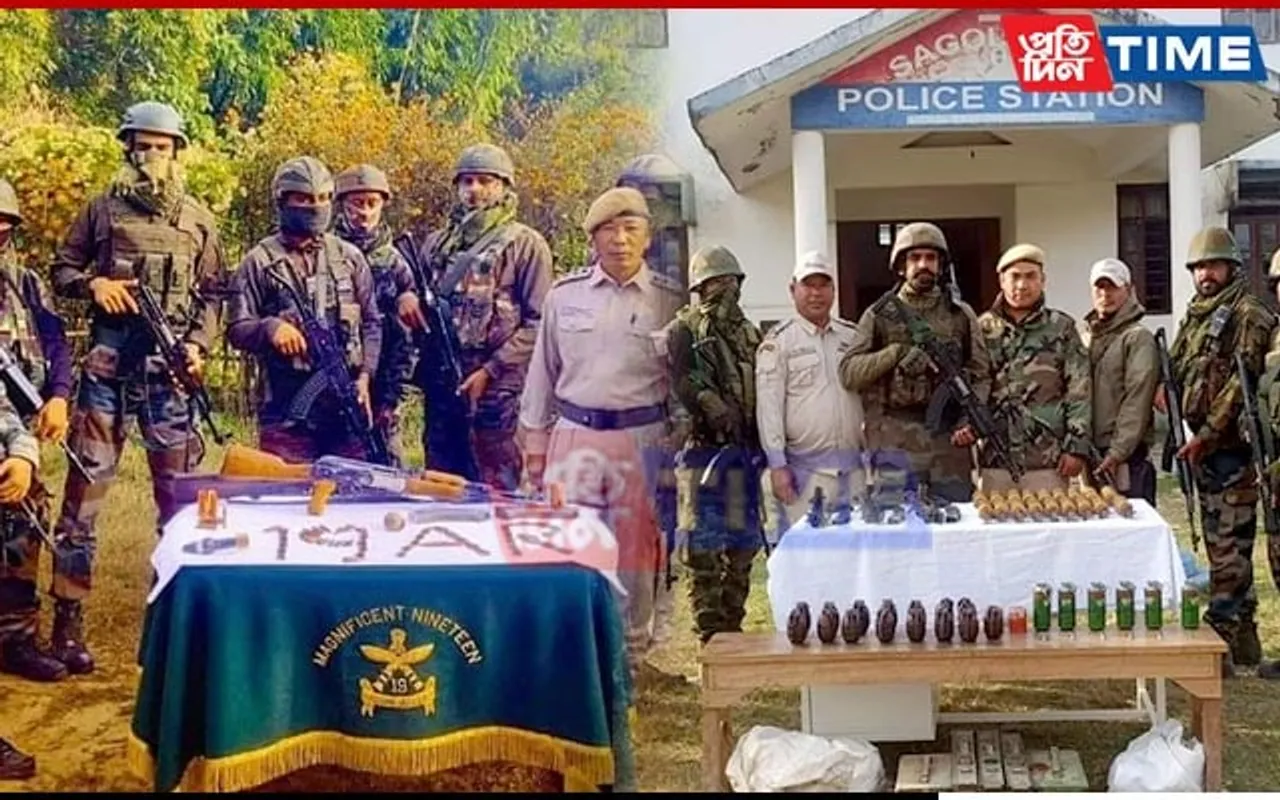 Manipur: Huge Cache of Arms, Ammunition Recovered in Imphal East & Kangpokpi