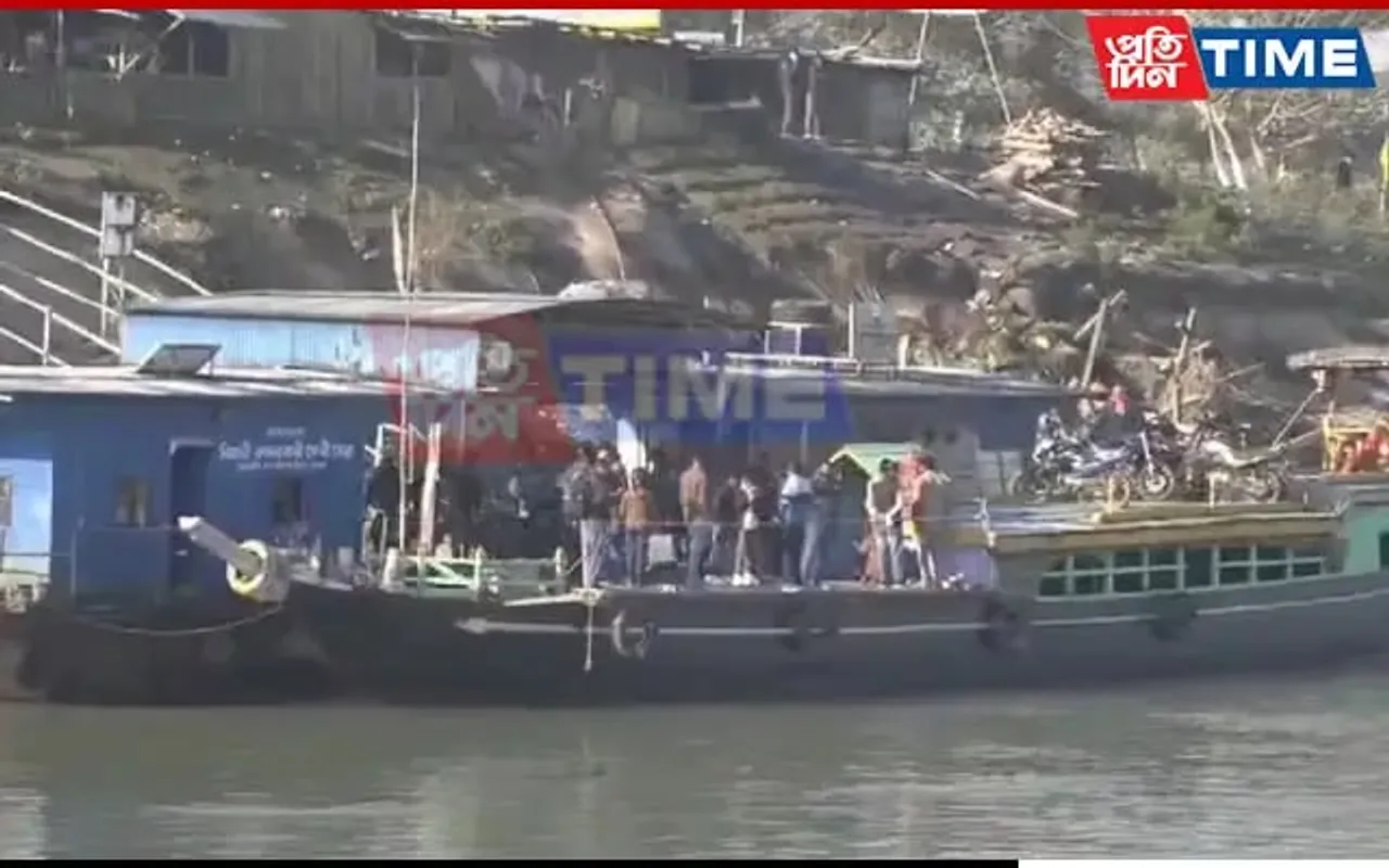 Ferry Services In Majuli Suspended Amid Decline In Water Levels