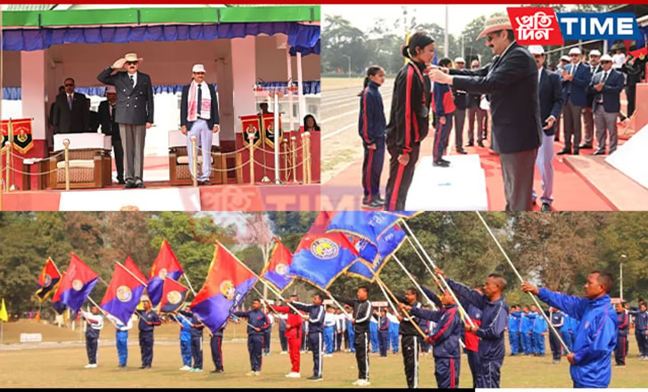 Assam Police Krida Utsav 2024 Kickstarts with Grand Inauguration Ceremony
