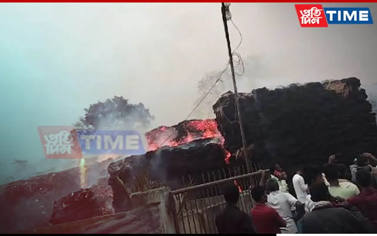 Assam: Major Fire at JCI Godown in Morigaon Destroys Properties Worth Crores
