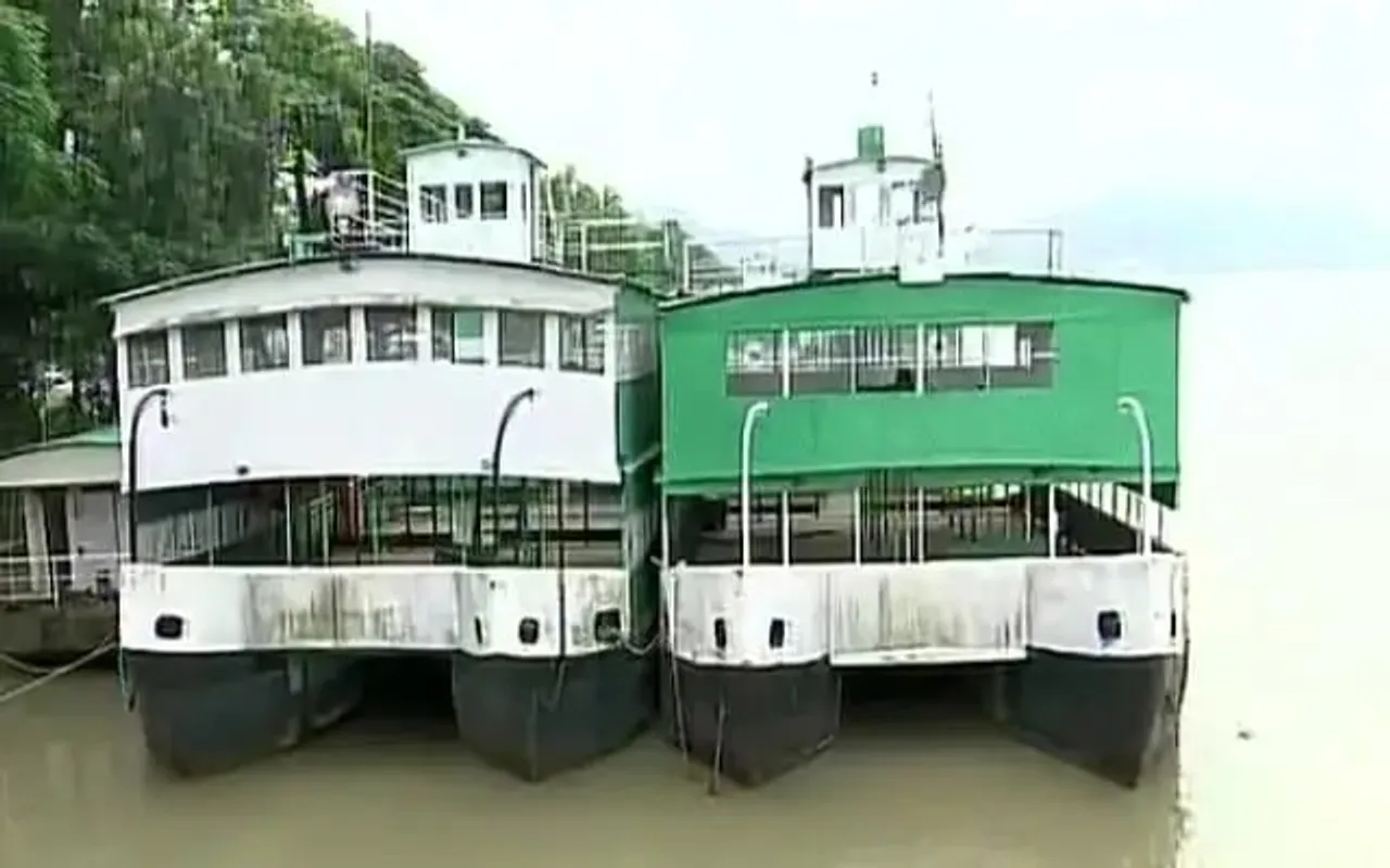Major Tragedy Averted After Collision Between 2 Ferries In Guwahati