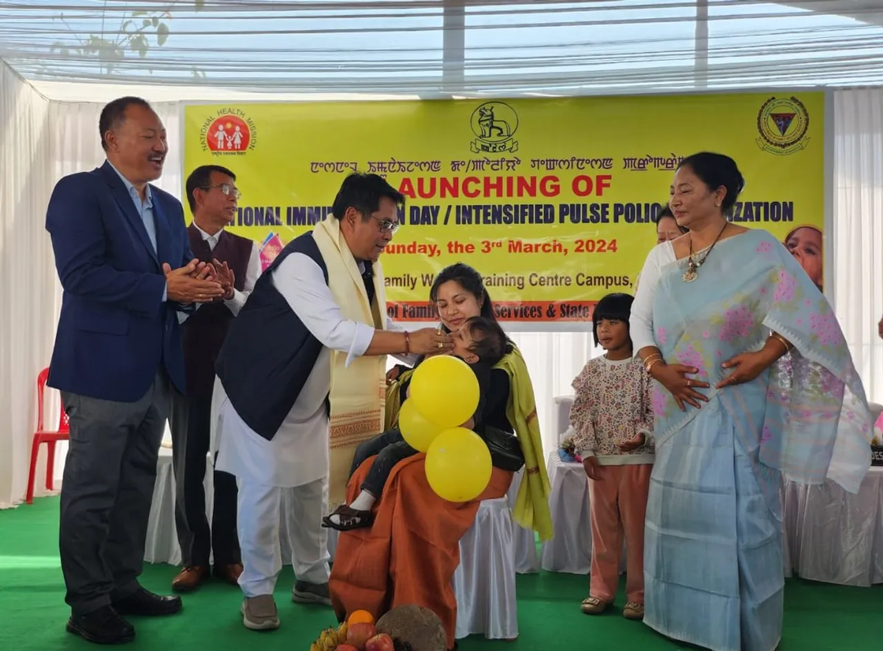 Manipur Govt Launches State-Level Polio Immunization Drive