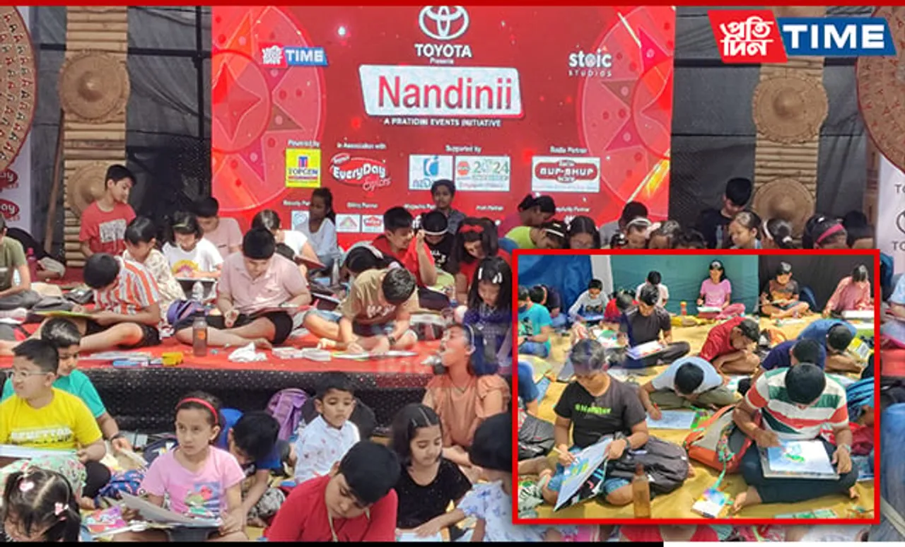 'Nandinii' Event Kicks Off with Vibrant Painting Competition & Creative Workshops