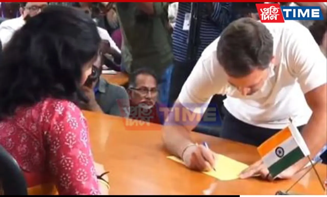RaGa Files Lok Sabha Nomination from Wayanad, Vows to Fight for Democracy