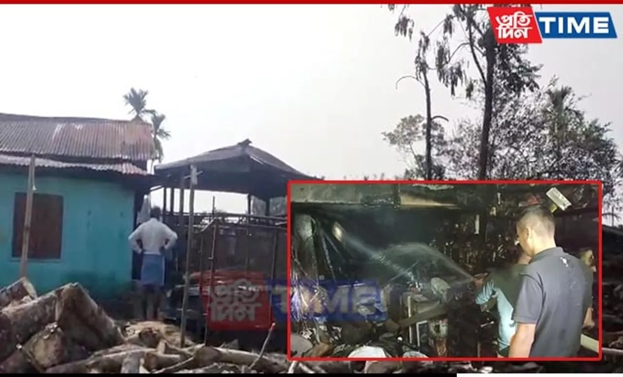 Assam: Devastating Fire Engulfs House, Kills Livestock in Separate Incidents