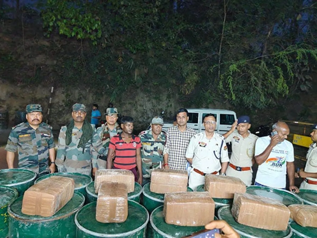 Tripura Police Seize Over 1,200 kg Dry Ganja; One Arrested