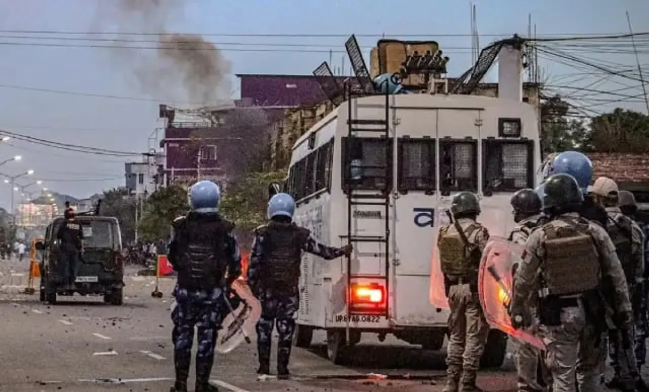 Heavy Security Deployed For 2nd Phase Polling In Outer Manipur