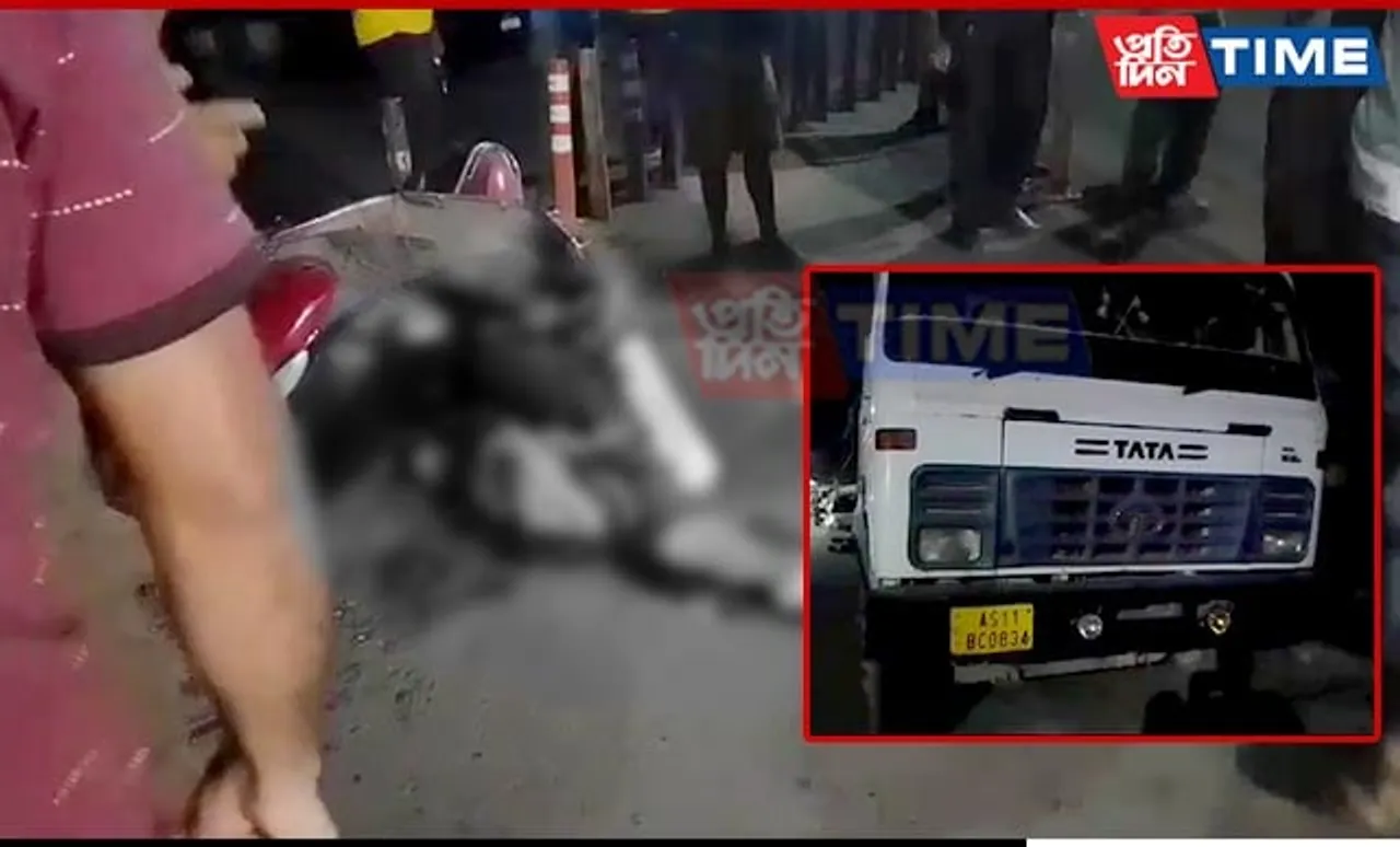 Guwahati: Scooter Rider Fatally Struck by Speeding Dumper in Dispur