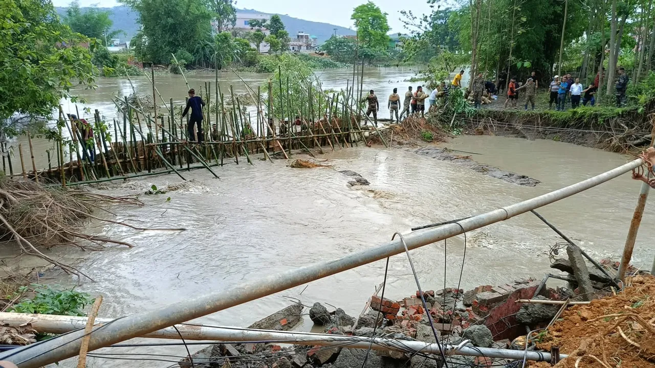 Indian Army and Assam Rifles Conduct Extensive Relief Operations in Flood-Affected Manipur