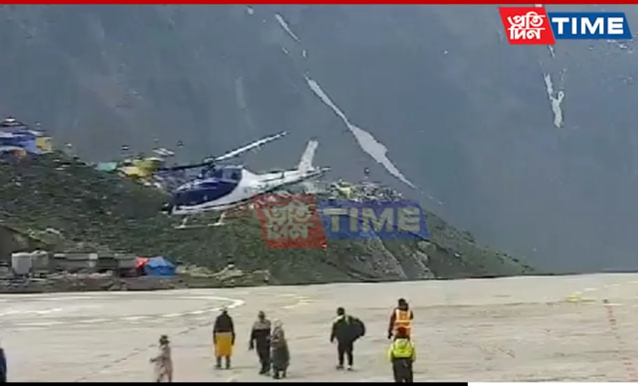Chopper Goes Into Tailspin En Route to Kedarnath, People Flee | Watch Video