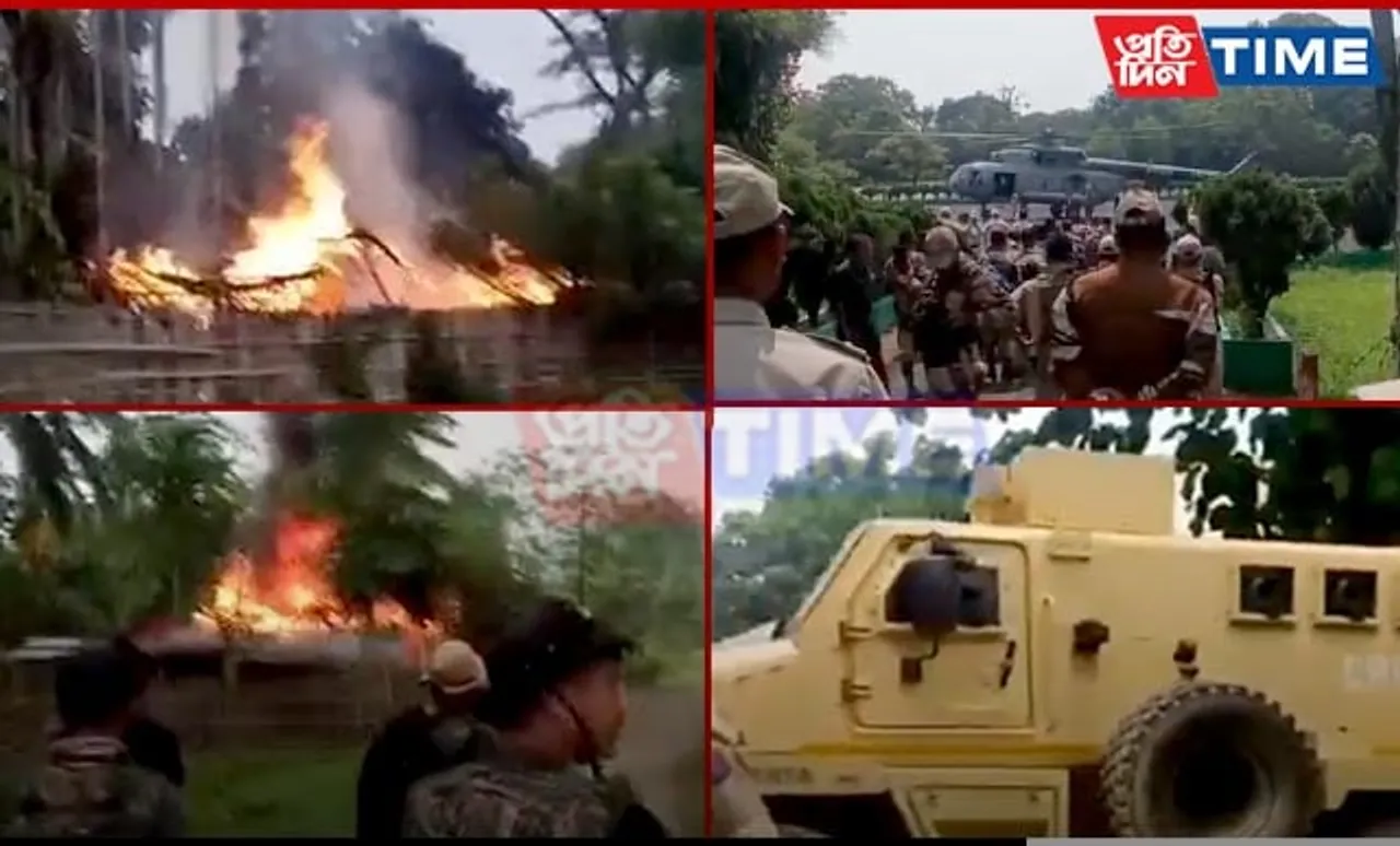 Tribal Retaliation Sparks Tensions in Manipur: Houses Burned Amid Allegations of Aggression