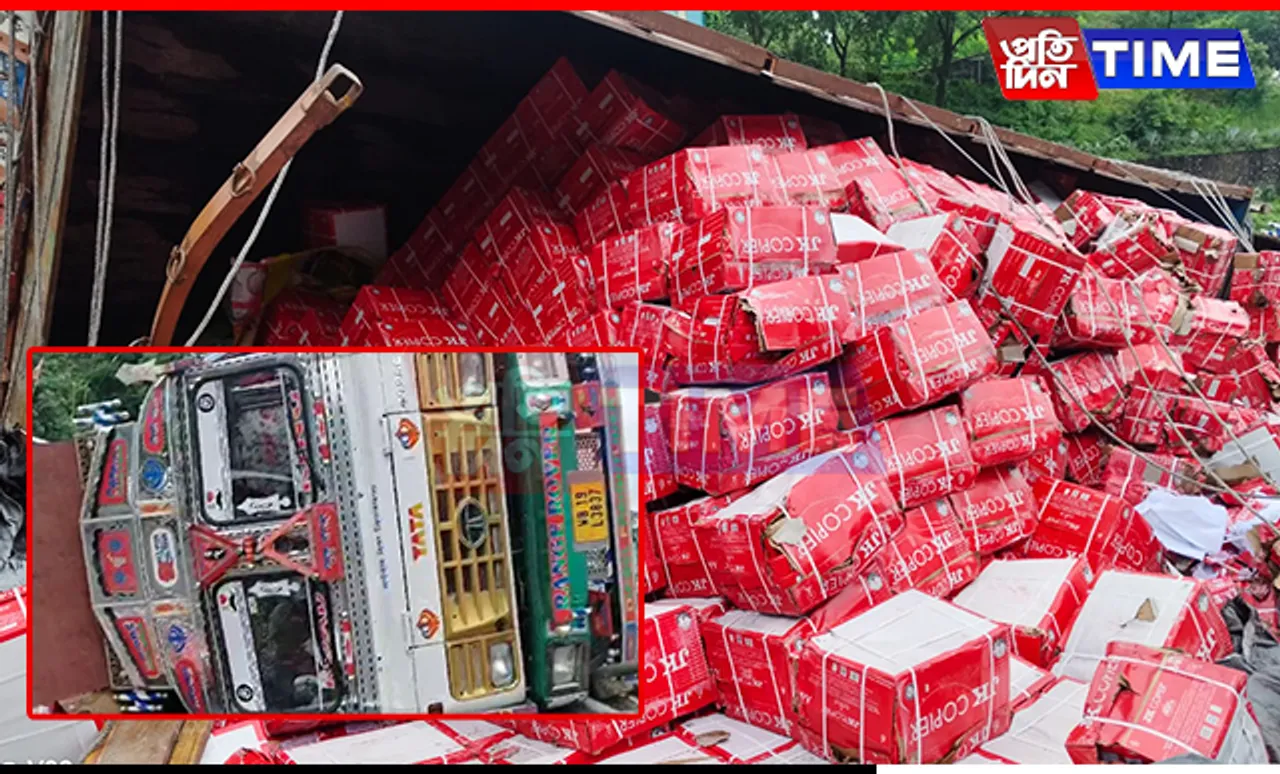 Driver Killed After Truck Overturns in Guwahati's Khanapara