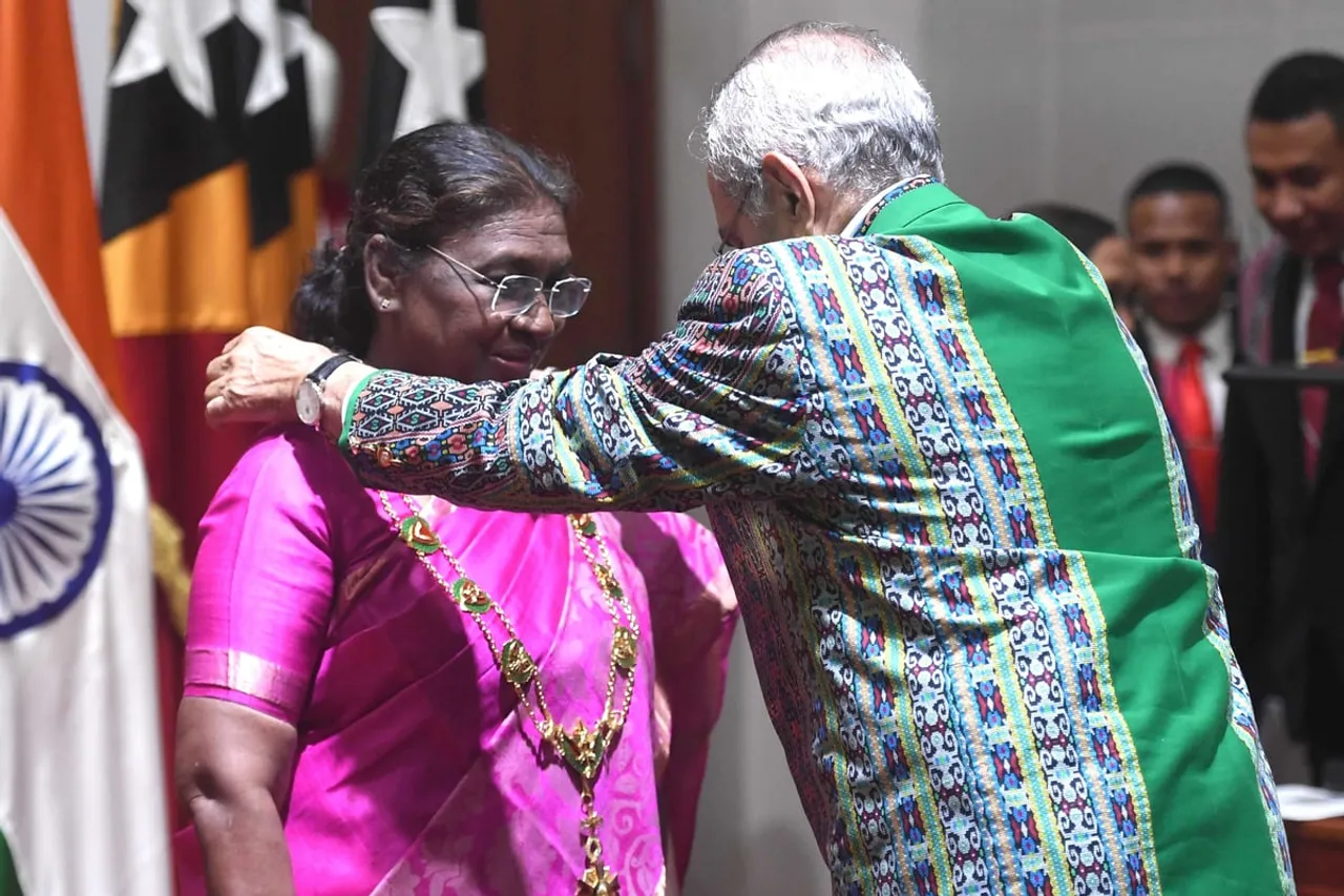Droupadi Murmu Receives Timor-Leste's Highest Civilian Award