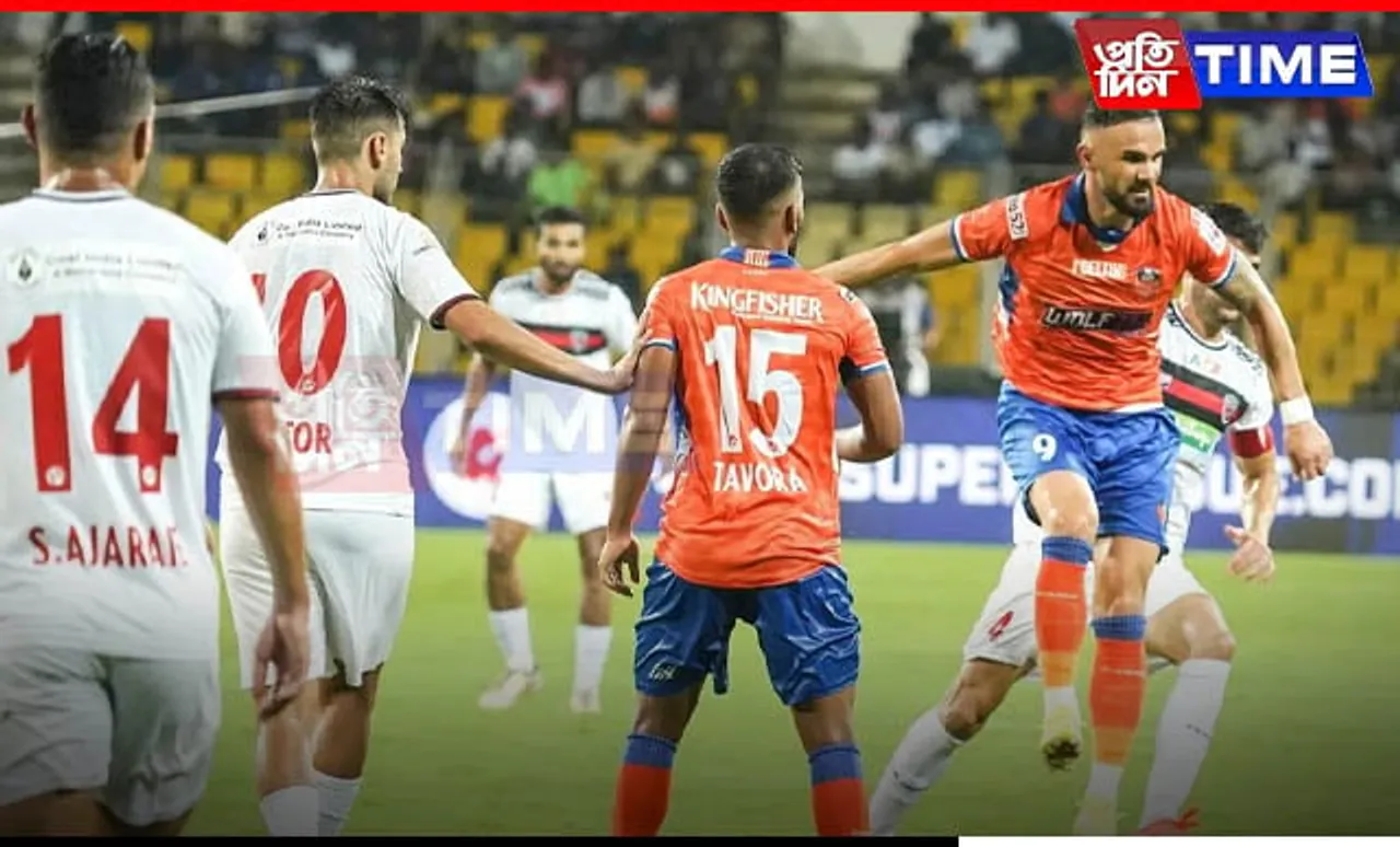 ISL: FC Goa's Late Equalizer Denies NorthEast United Victory