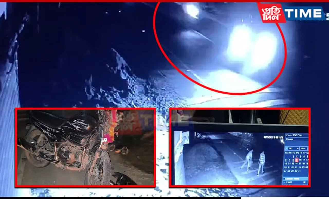 CCTV Footage Captures Terrifying Collision Between Bike and Bolero in Assam