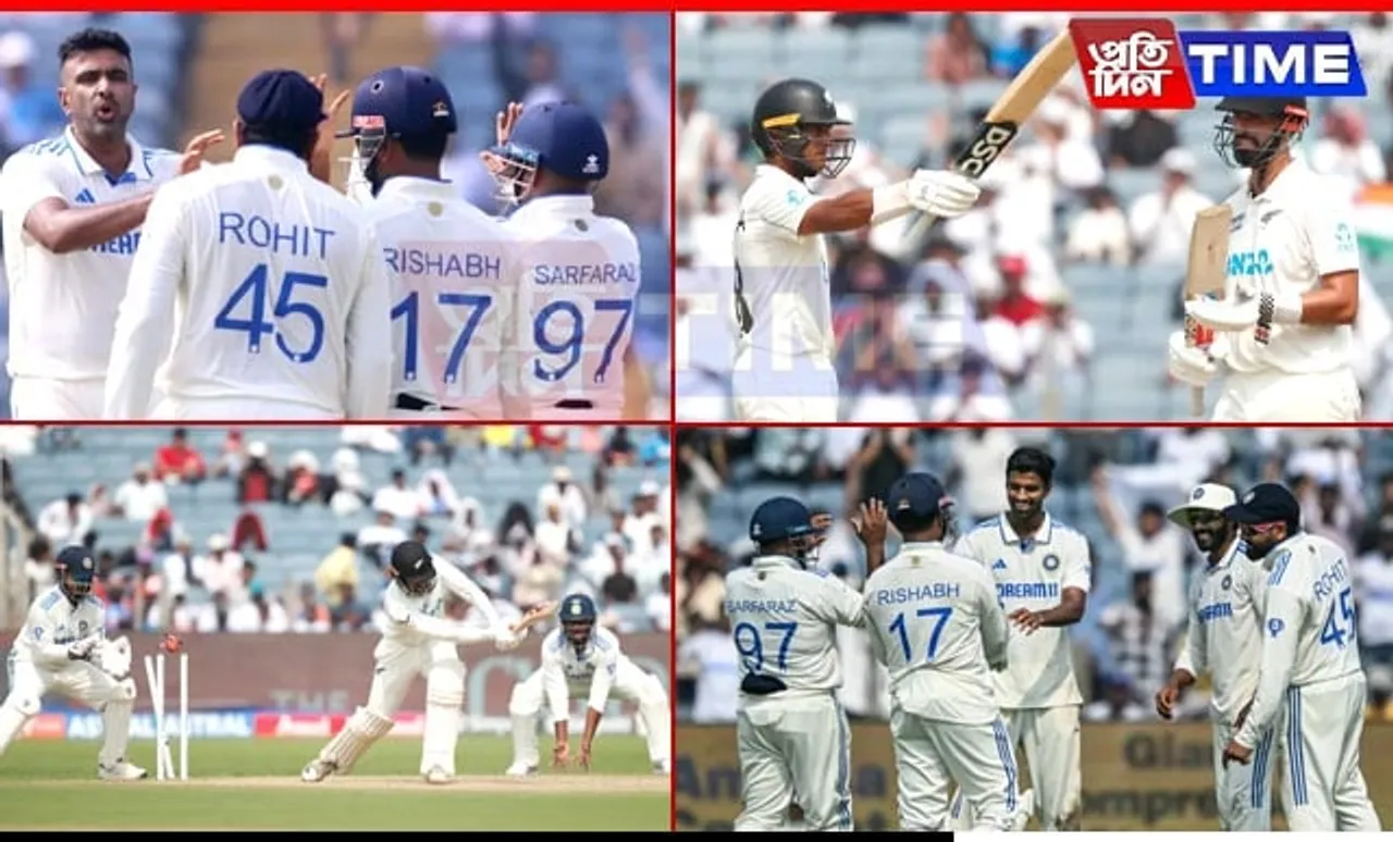 Sundar Spins New Zealand Out as India Takes Charge in 2nd Test