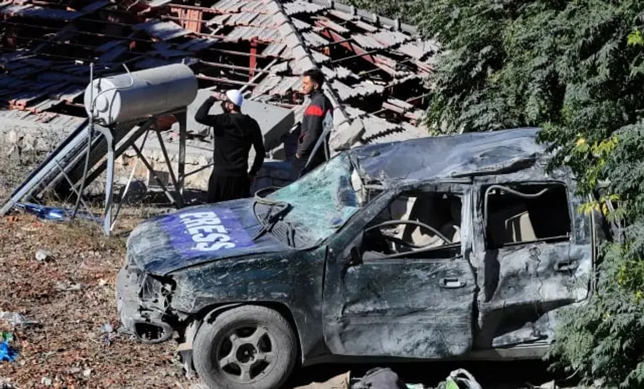 3 Killed In Israeli Airstrikes On Journalist Camp In South Lebanon