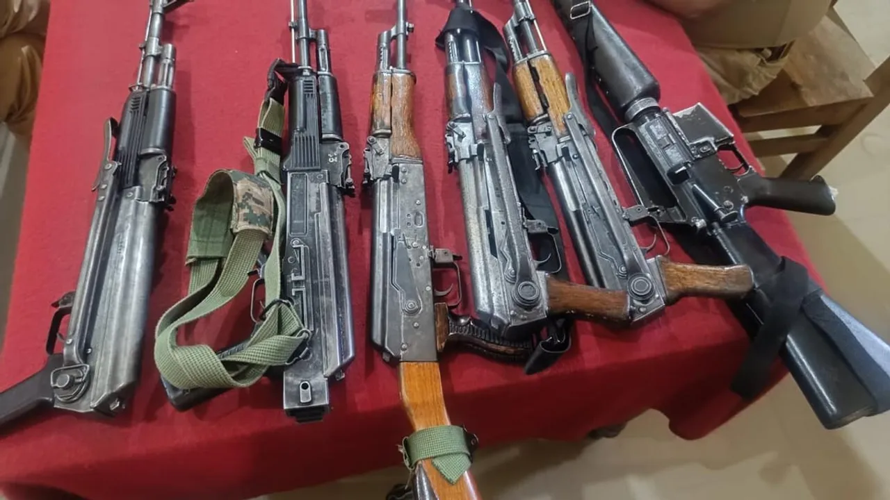 Manipur Police Arrests 8 UNLF Members; Arms, Ammunition Seized
