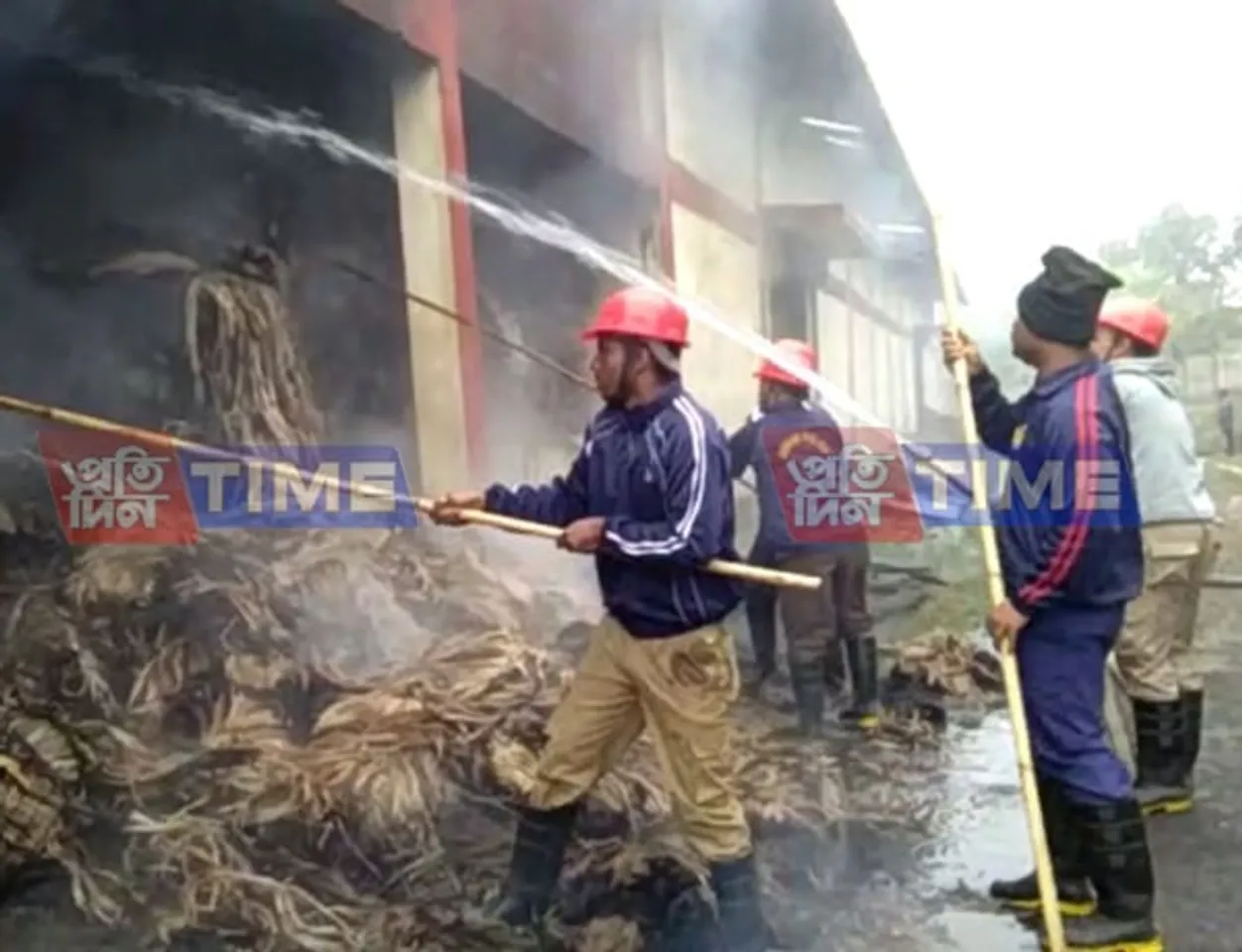 Massive fire breaks out at jute godown in Goalpara
