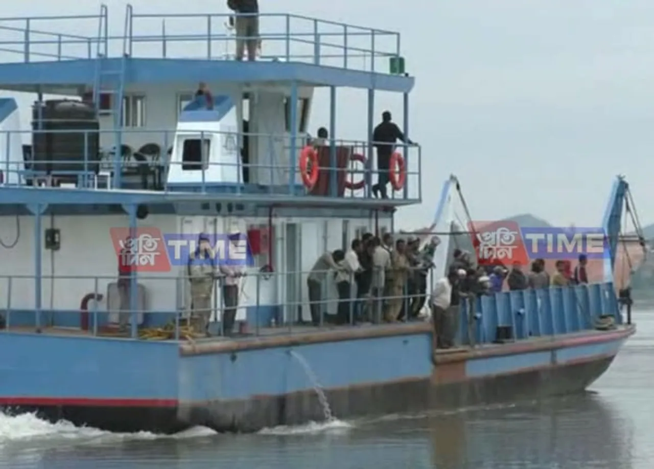 Second ferry arrived for Guwahati-North Guwahati commuters