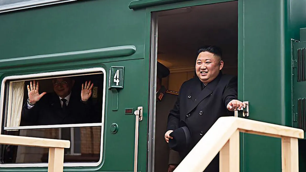 Kim Jong Un arrives in Russia for Putin summit
