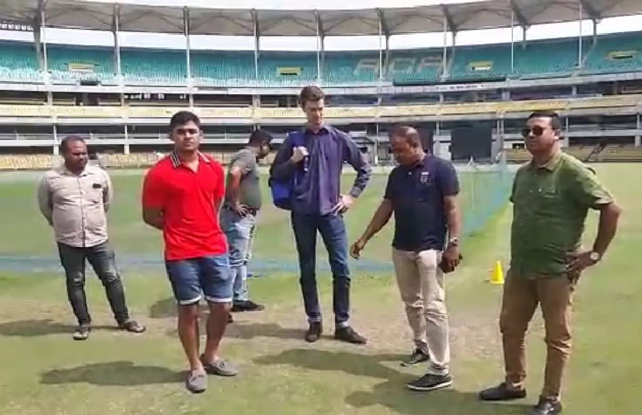 Rajasthan Royals’ GM visits Barsapara stadium
