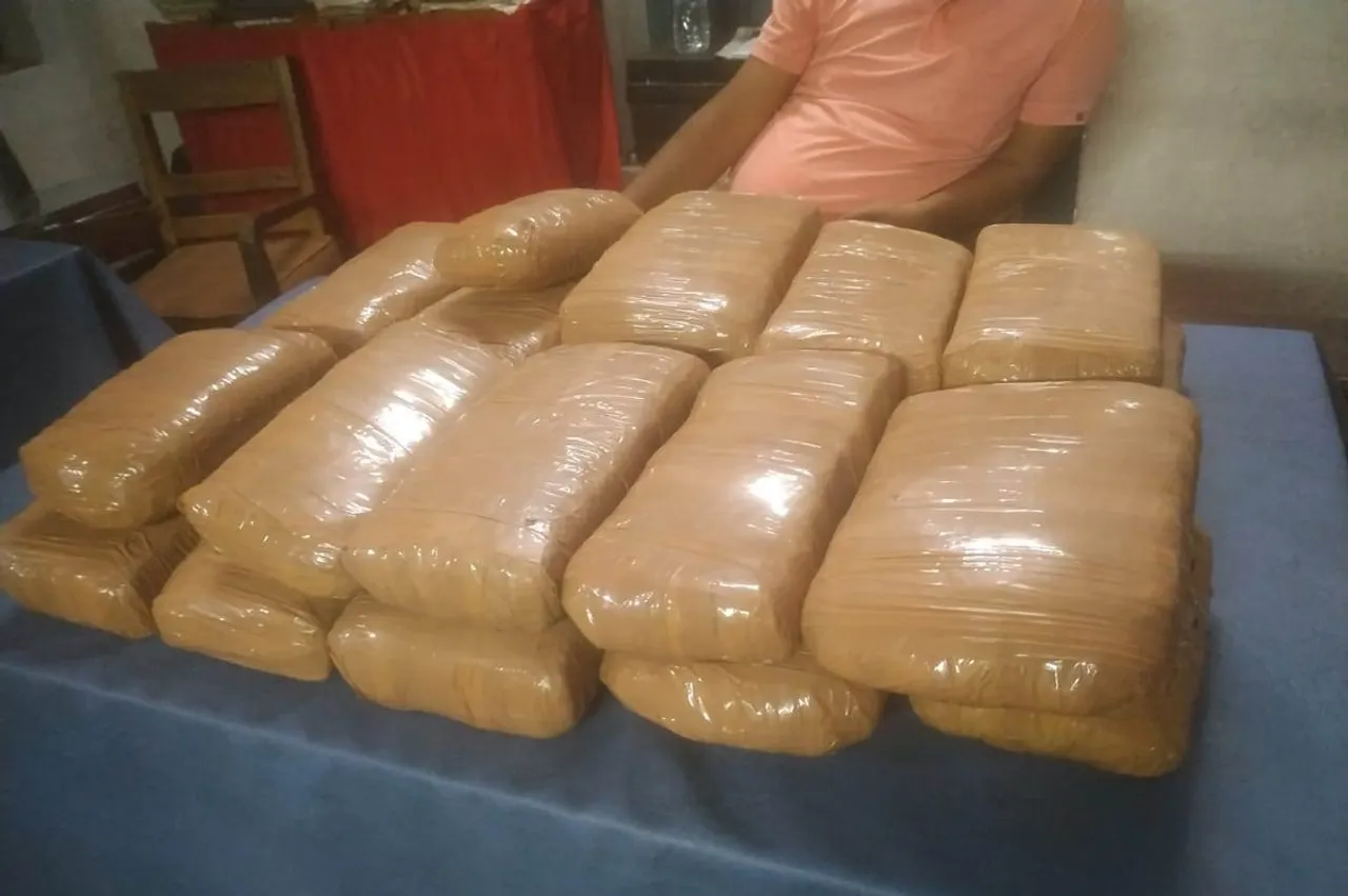 Ganja worth Rs. 14 lakh seized in Lumding