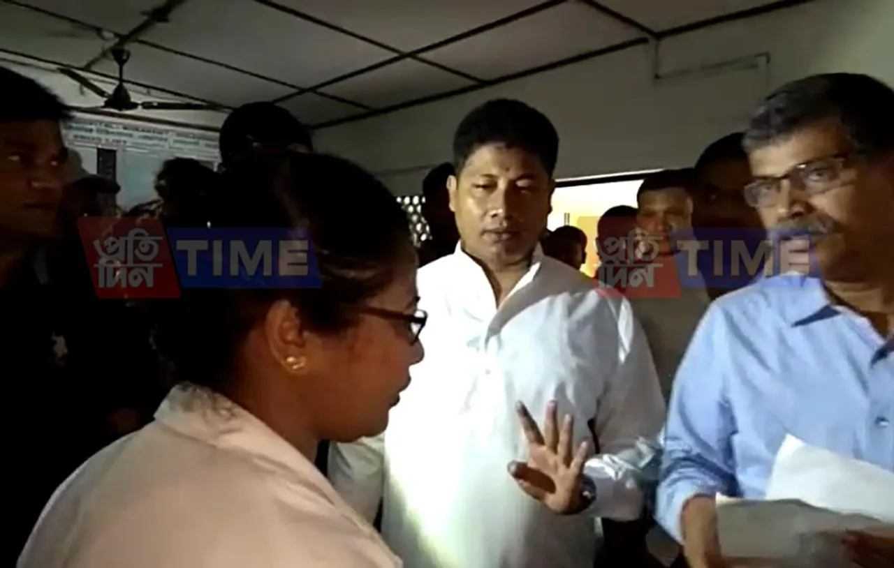 Pijush pays sudden visit to Bokakhat Hospital