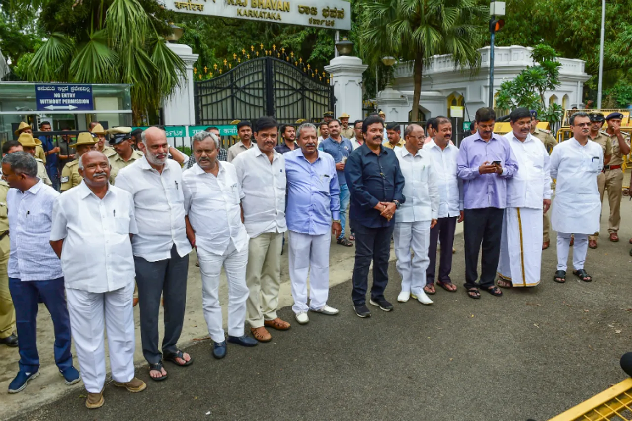 Karnataka Govt. Wobbles, BJP strikes