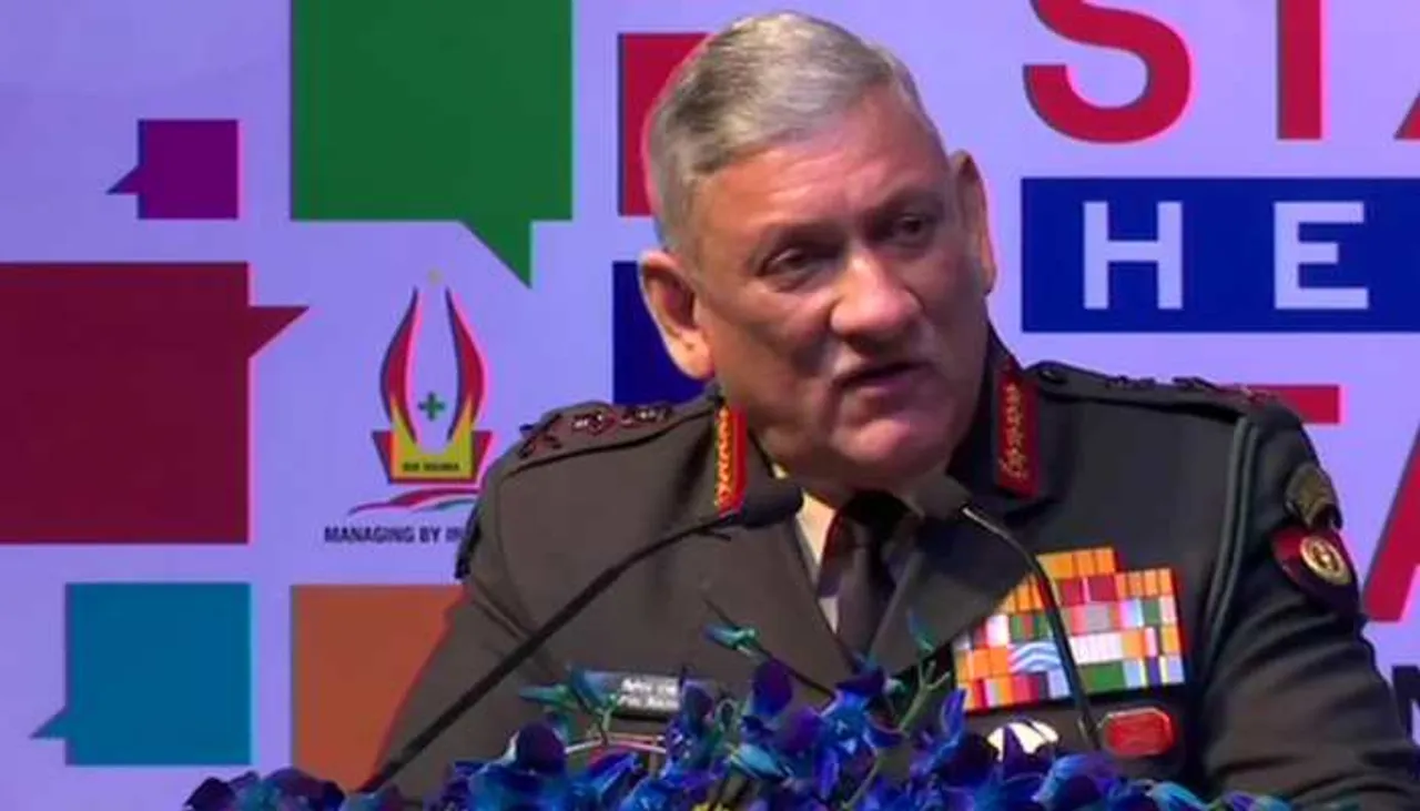 Gen Bipin Rawat Criticizes Violence in Anti-CAA Protest