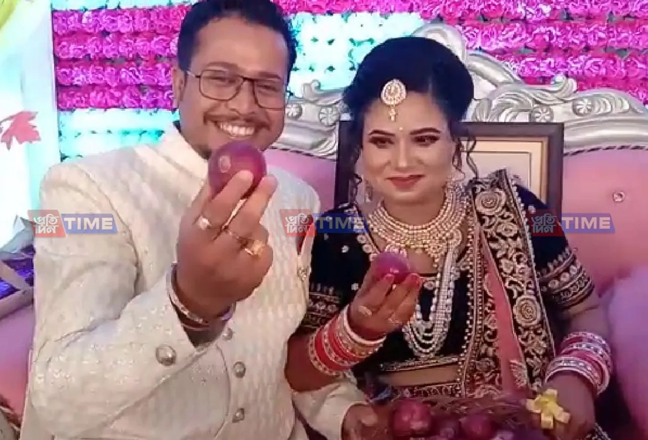 Lumding: Newly-wed couple gets ‘onion’ as gift