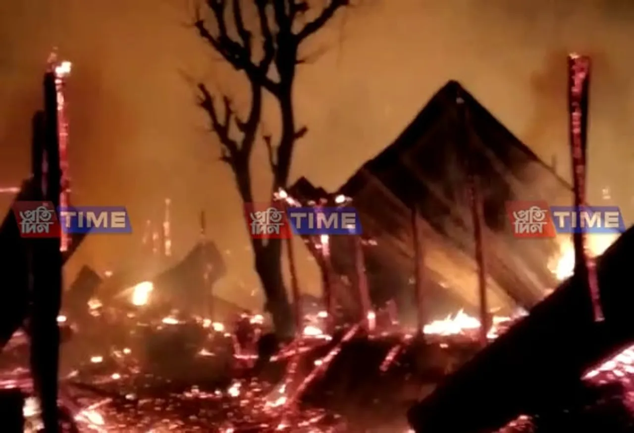 Massive Fire Blazed Out At Goalpara