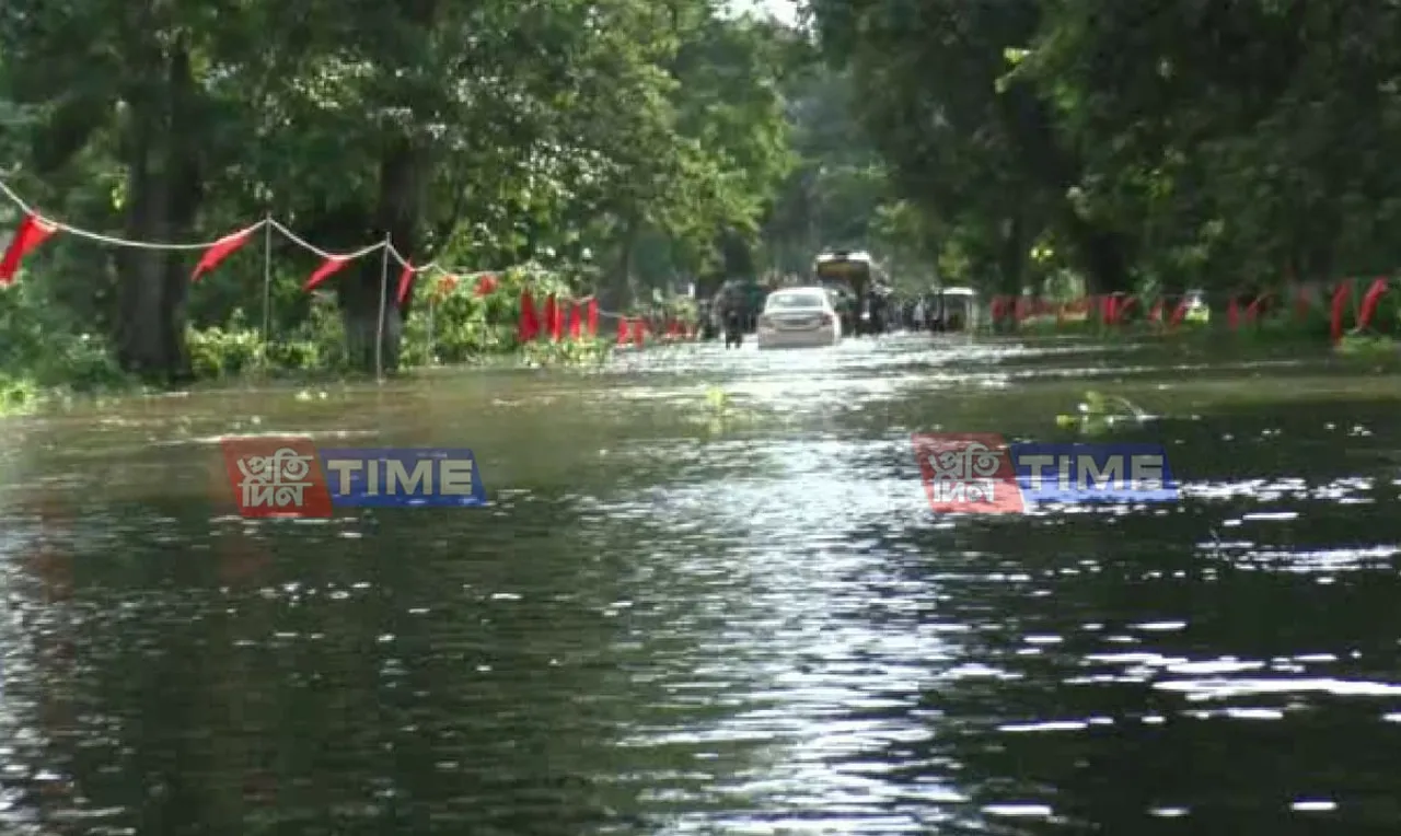 Kaziranga National Park Completely Submerged Under Water