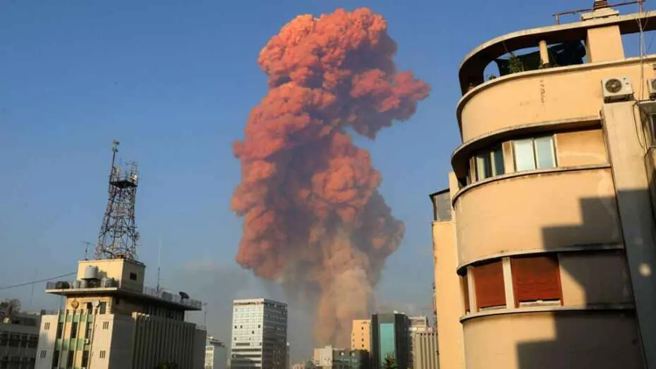 Two large explosions rock Lebanon city