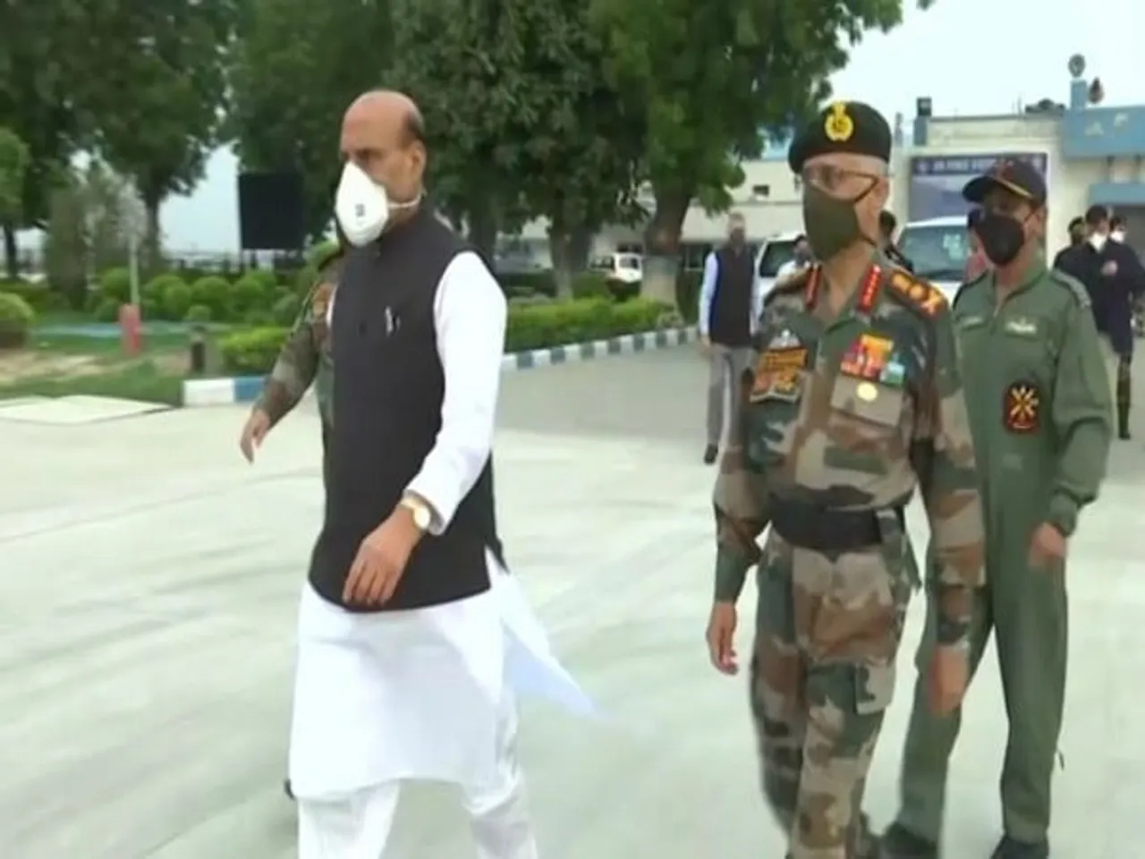 Defence Minister Rajnath Singh Leaves For Iran